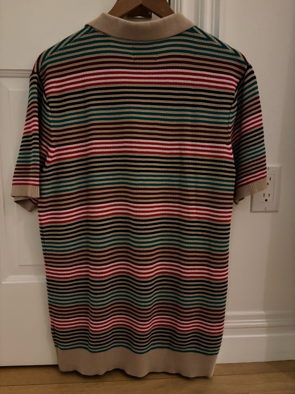 Scotch & Soda Cotton Knit Short-Sleeve Striped Polo - Picture 3 of 3